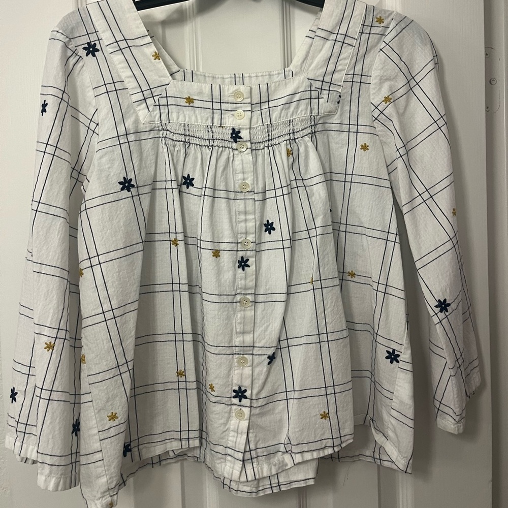Madewell Women’s White Button Top